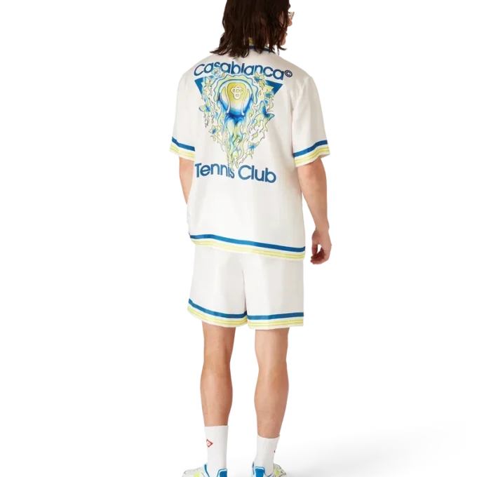 Flaming Tennis Club Icon Seidenshorts