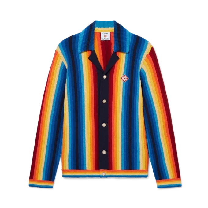 Frottee-Jacke mit Farbverlauf