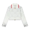 Frottee-Jacke mit Herz-Monogramm in Farbverlauf Frottee-Jacke mit Herz-Monogramm in Farbverlauf