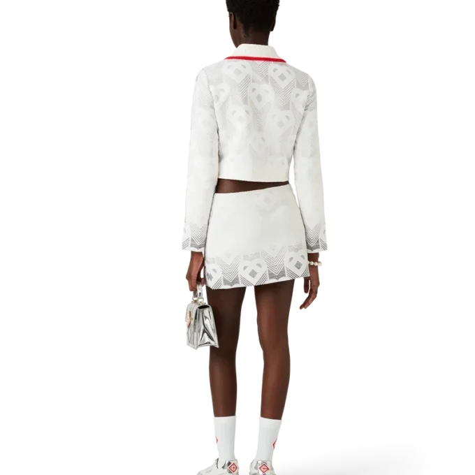 Frottee-Jacke mit Herz-Monogramm in Farbverlauf Frottee-Jacke mit Herz-Monogramm in Farbverlauf