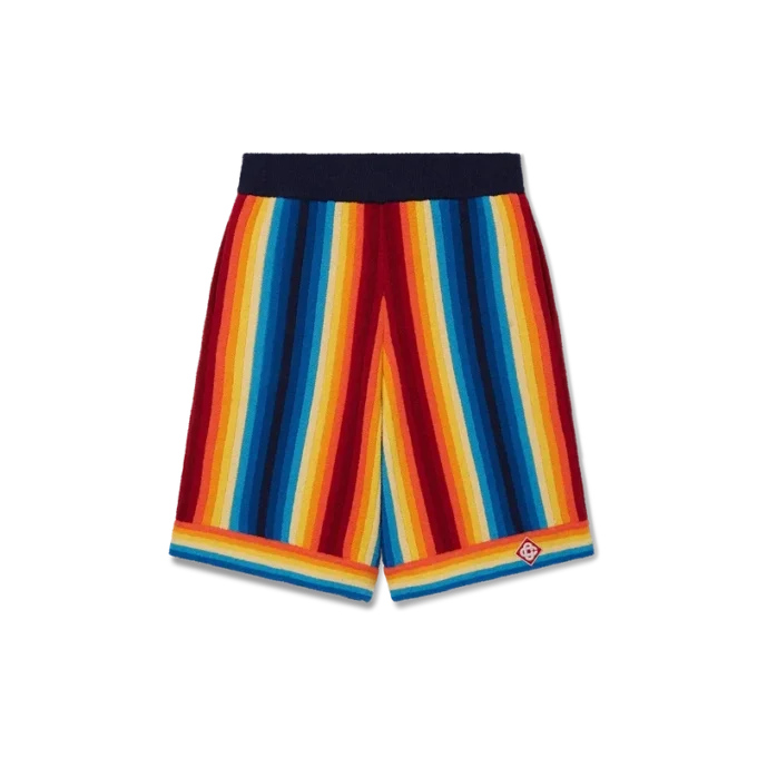 Frottee-Shorts mit Farbverlauf