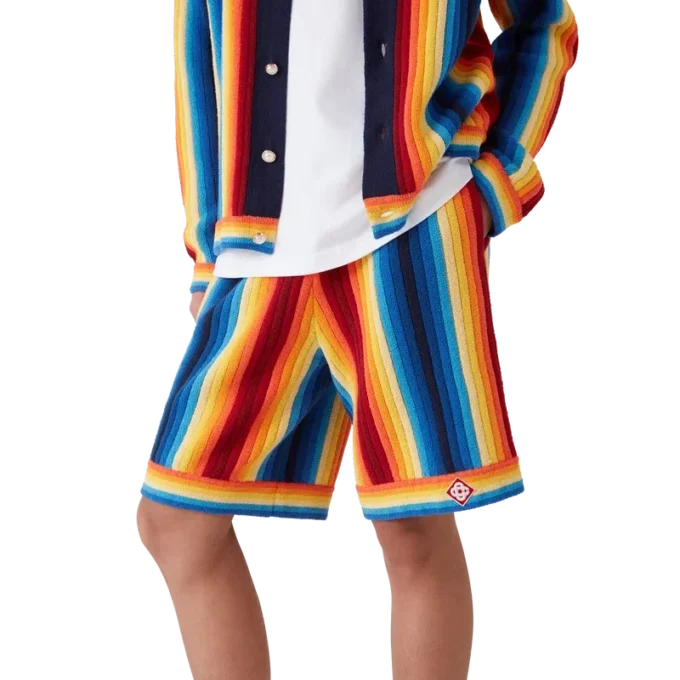 Frottee-Shorts mit Farbverlauf