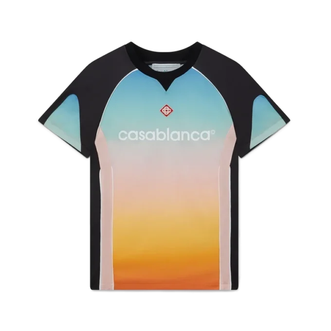 Fußballhemd mit Pastell-Farbverlauf Fußballhemd mit Pastell-Farbverlauf