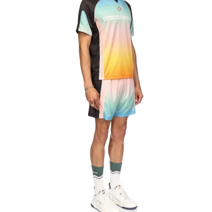 Fußballhemd mit Pastell-Farbverlauf Fußballhemd mit Pastell-Farbverlauf