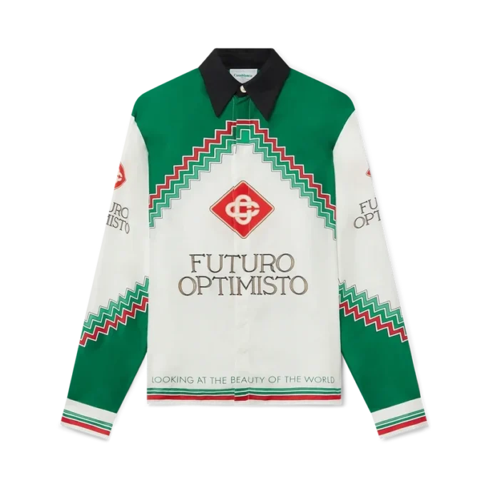 Futuro Optimisto Seidenhemd