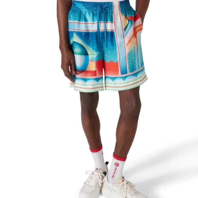 Galaxy Court Seidenshorts