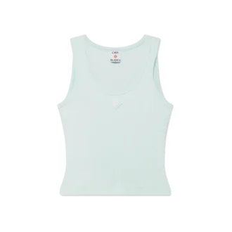 Geripptes Jersey-Tanktop