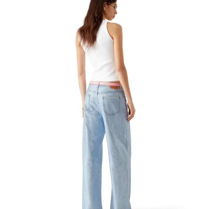 Geripptes Jersey-Tanktop