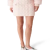 Gesteppter Minirock aus Nylon