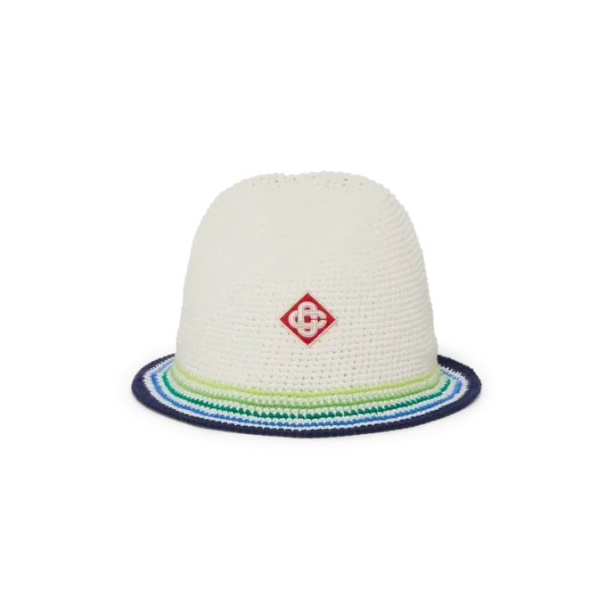 Gestreifte Häkelmütze Gestreifte Häkelmütze