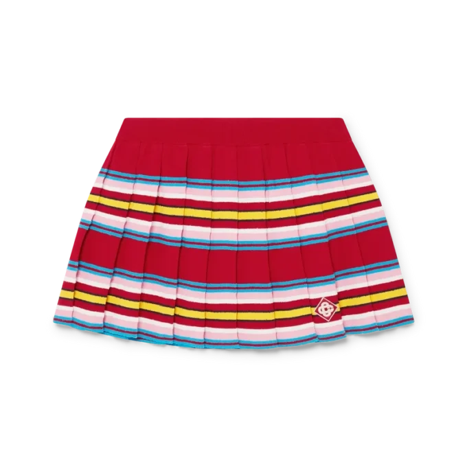 Gestreifter Faltenrock