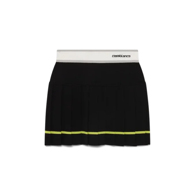 Gestreifter Faltenrock