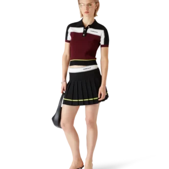 Gestreifter Faltenrock