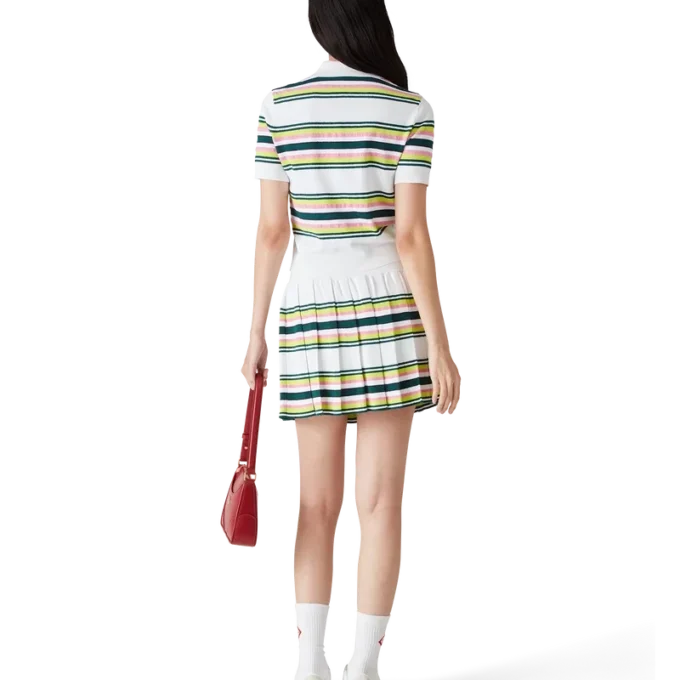 Gestreifter Faltenrock