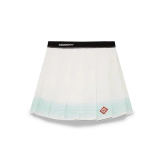 Gestreifter Plissee-Minirock