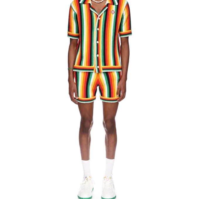 Gestreiftes Frottee-Hemd