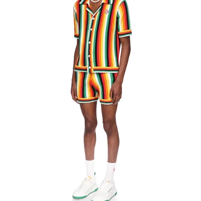 Gestreiftes Frottee-Hemd