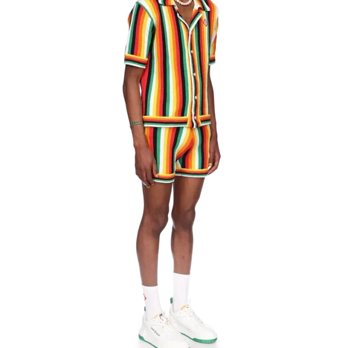 Gestreiftes Frottee-Hemd