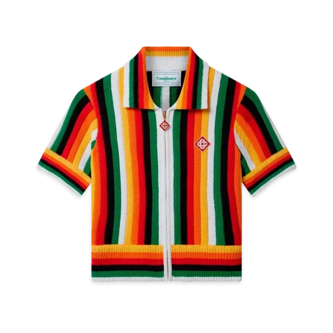 Gestreiftes Frottee-Oberteil