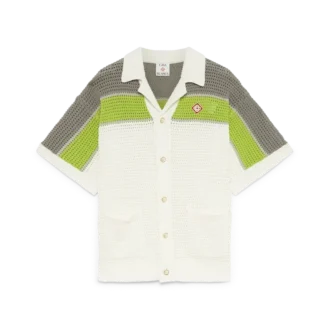 Gestreiftes Häkelhemd