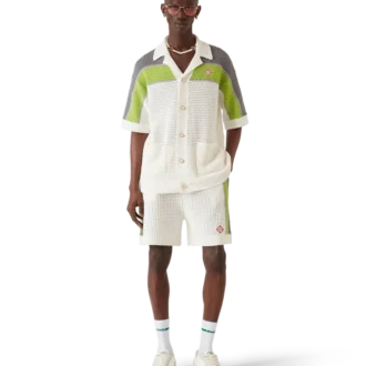 Gestreiftes Häkelhemd