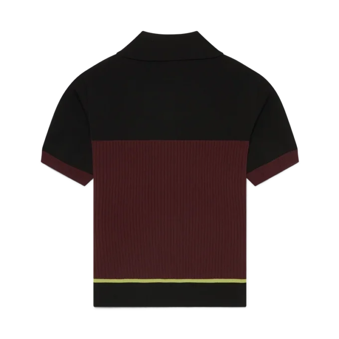 Gestreiftes Kurzarm-Poloshirt