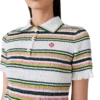 Gestreiftes, kurzes Poloshirt Gestreiftes, kurzes Poloshirt