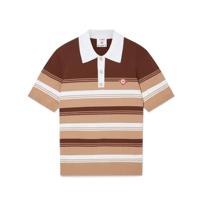 Gestreiftes Poloshirt