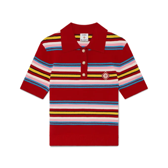 Gestreiftes Poloshirt Gestreiftes Poloshirt
