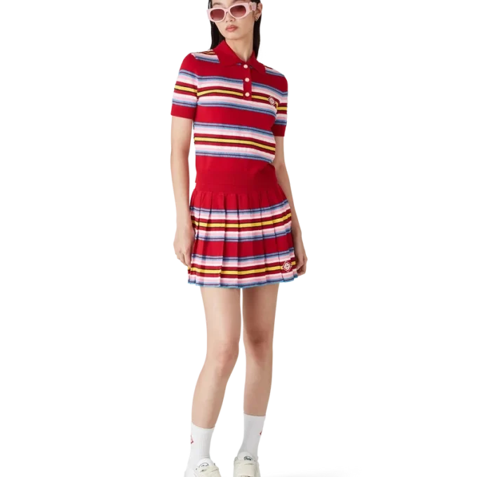 Gestreiftes Poloshirt Gestreiftes Poloshirt