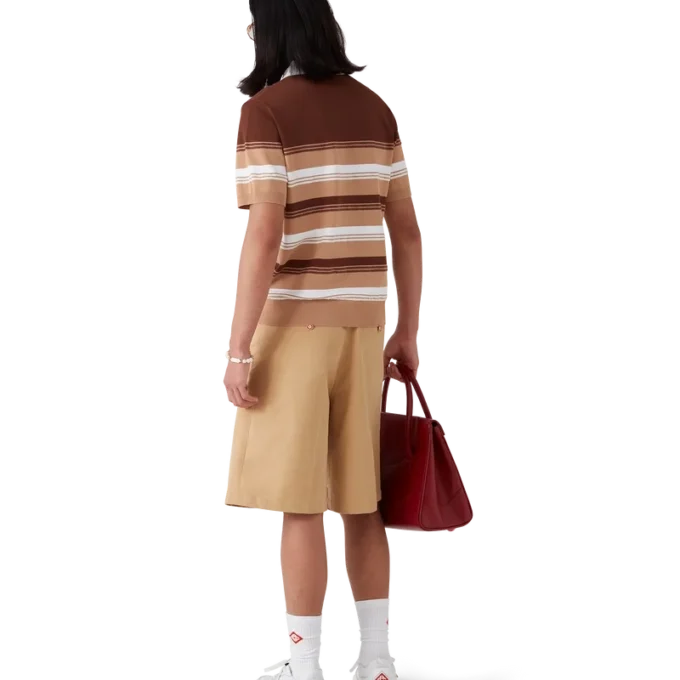 Gestreiftes Poloshirt