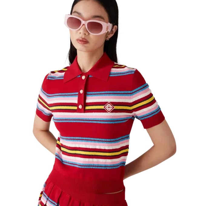 Gestreiftes Poloshirt Gestreiftes Poloshirt