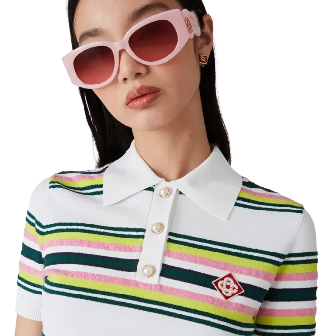 Gestreiftes Poloshirt