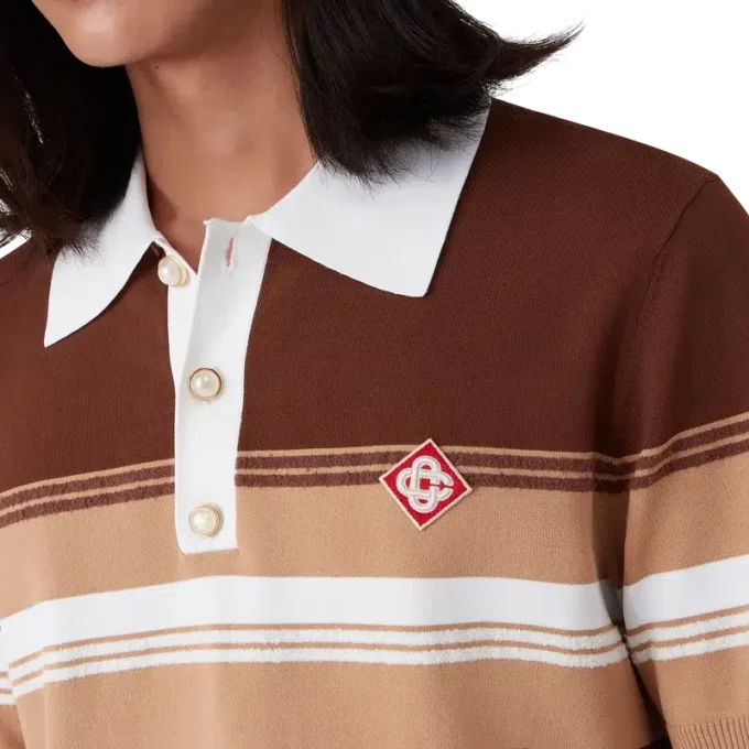 Gestreiftes Poloshirt