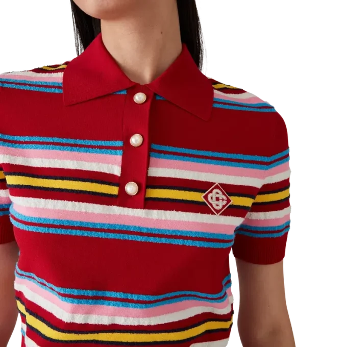 Gestreiftes Poloshirt Gestreiftes Poloshirt