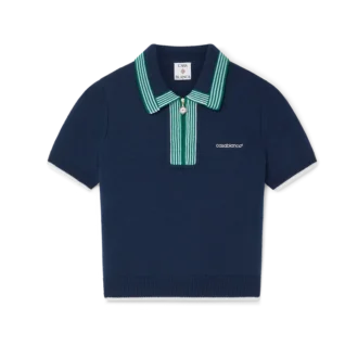 Gestricktes Tennis-Poloshirt