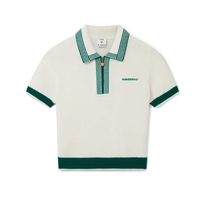 Gestricktes Tennis-Poloshirt Gestricktes Tennis-Poloshirt