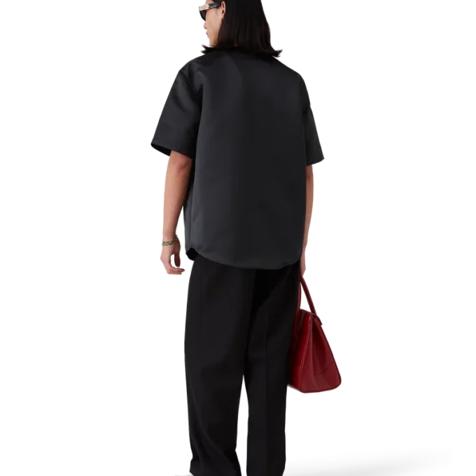 Gothic-Baseballhemd mit kurzen Ärmeln