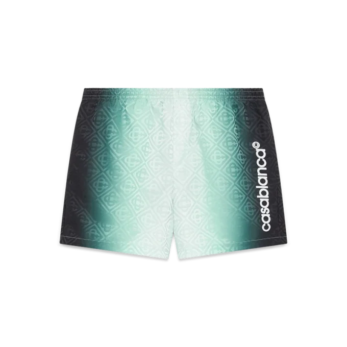 Gradient Monogram Jacquard-Shorts