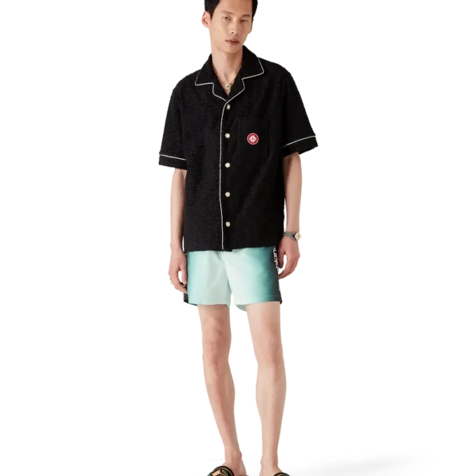 Gradient Monogram Jacquard-Shorts