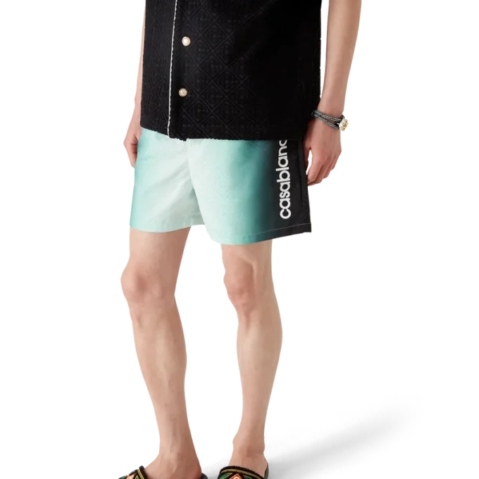 Gradient Monogram Jacquard-Shorts