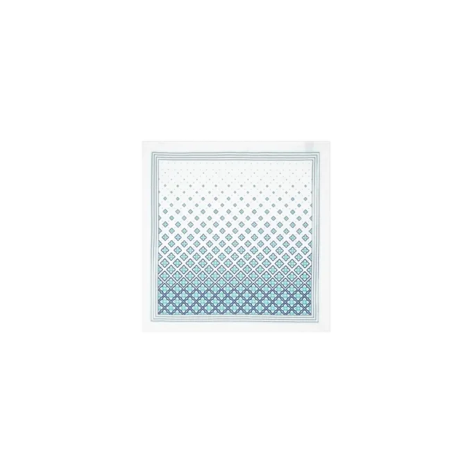 Gradient Monogram Seidenschal in mittlerer Größe