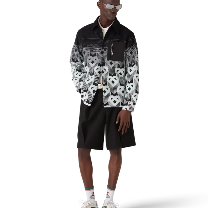 Gradient Monogram Shacket