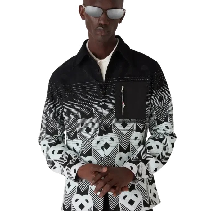 Gradient Monogram Shacket