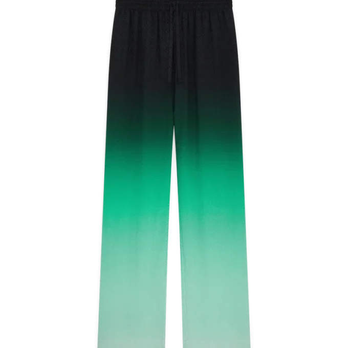 Gradient Ping Pong Jacquard-Seiden-Hose