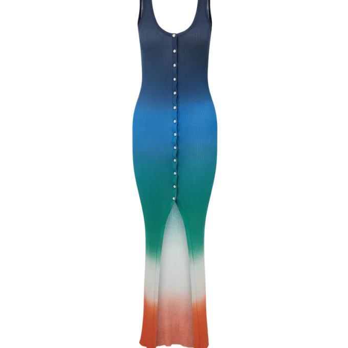 Gradient Rib Kleid Gradient Rib Kleid