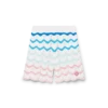 Gradient Wave Crochet Shorts