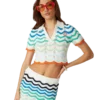 Gradient Wave Crochet Top Gradient Wave Crochet Top