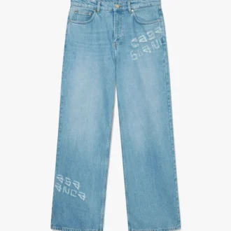 Graffiti-Jeans im Used-Look