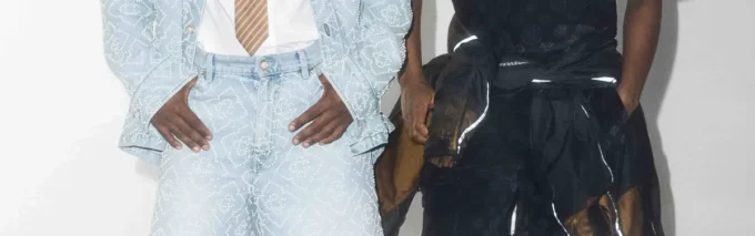 Graue Monogram-Arbeitsjacke